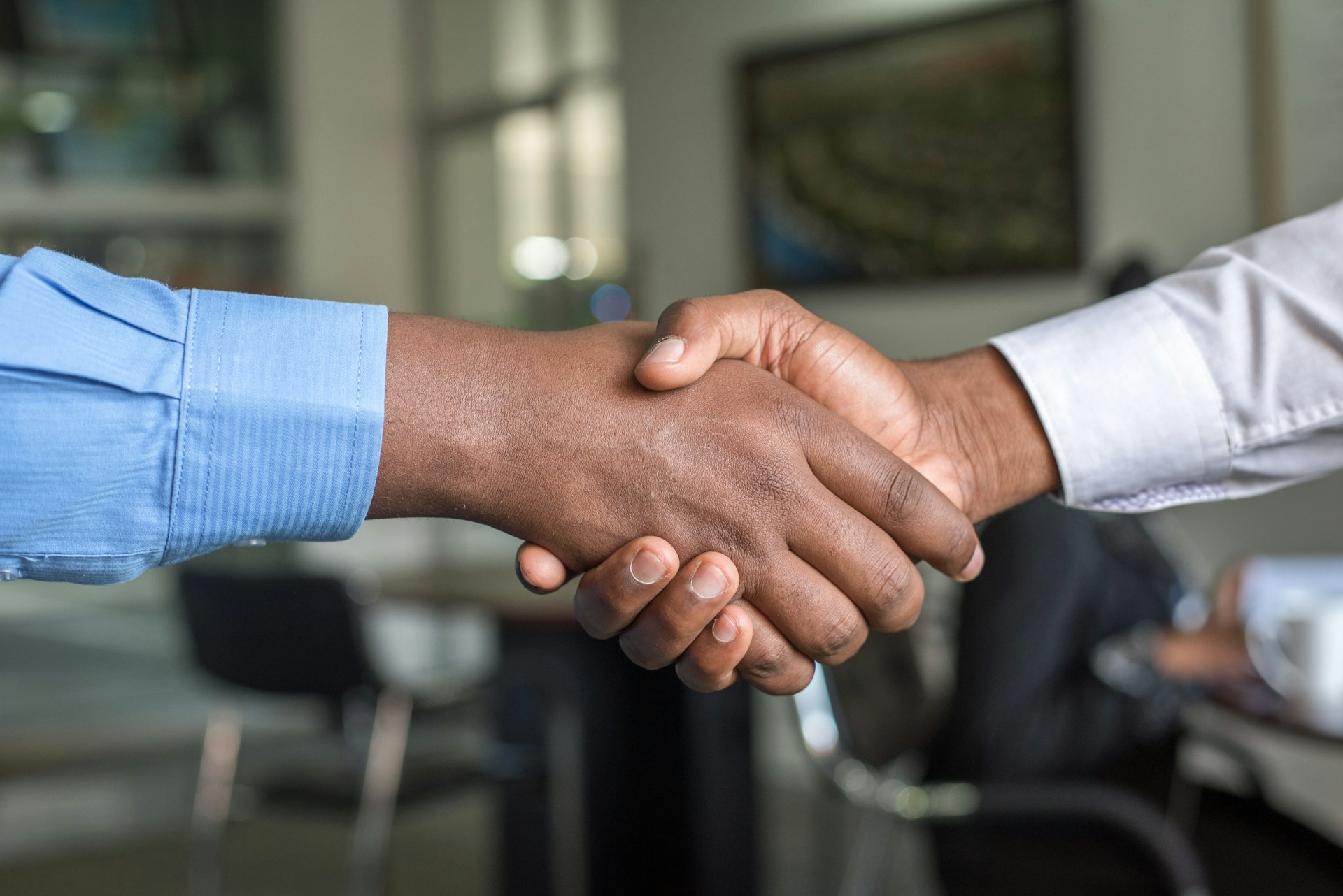 Professional financial consultation background